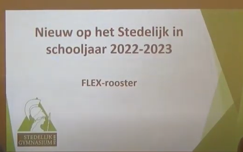 Een nieuwe stap naar passend onderwijs op het Stedelijk Gymnasium Breda