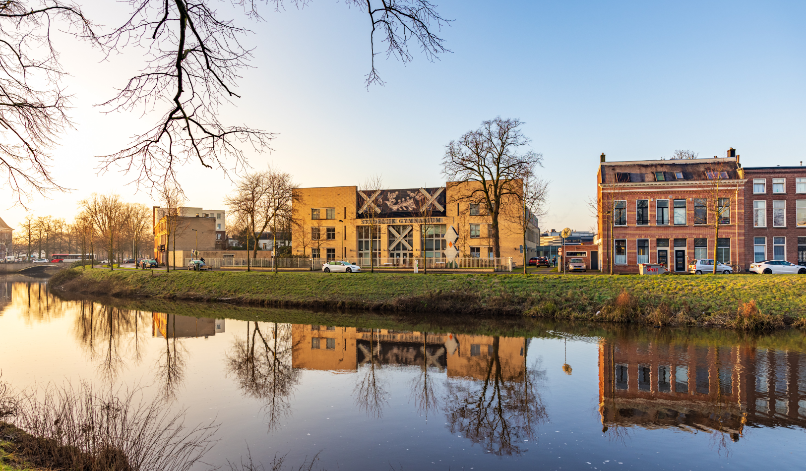 Gevel Stedelijk gymnasium Breda