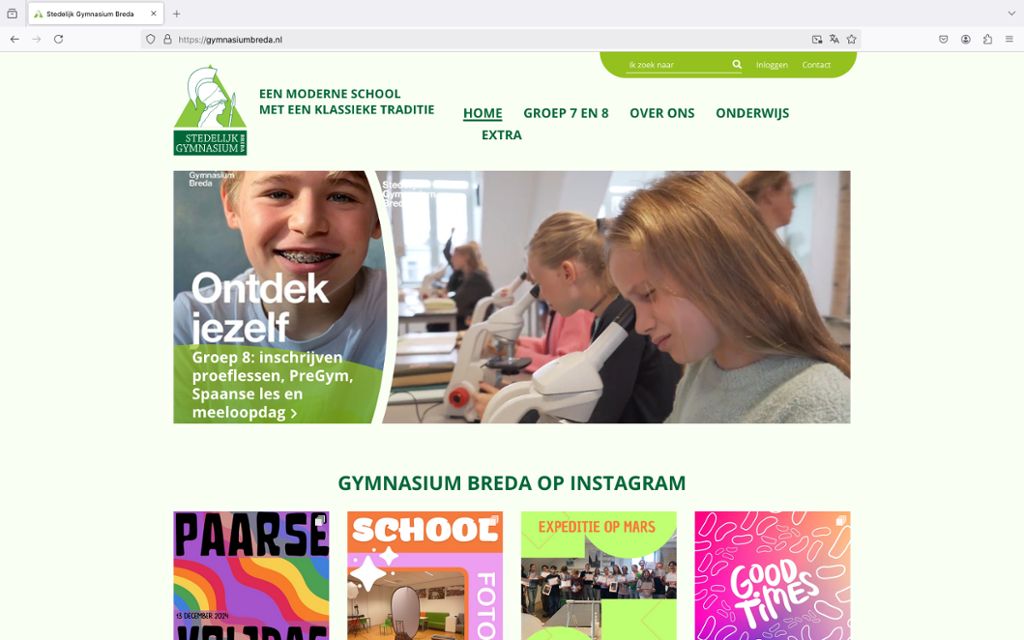 Nieuwe website live